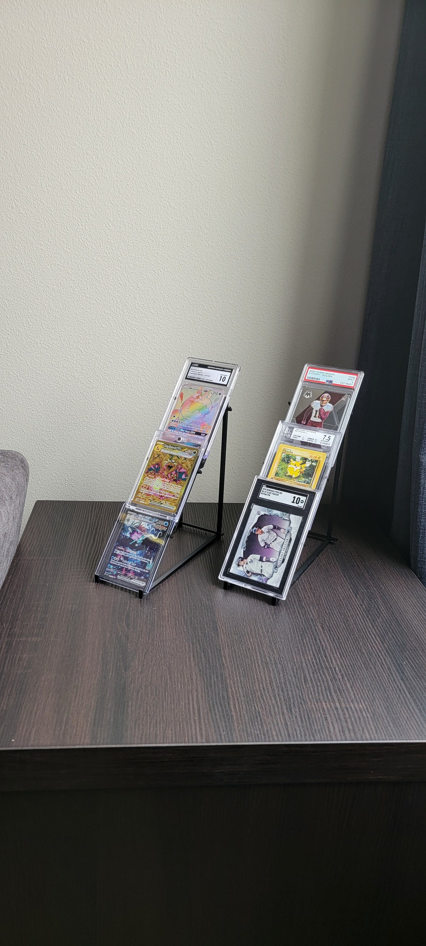 Tiered Trading Card Stand